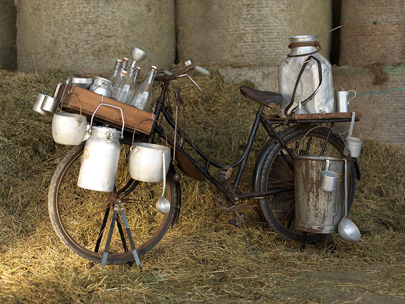 Bicicletta del lattaio
